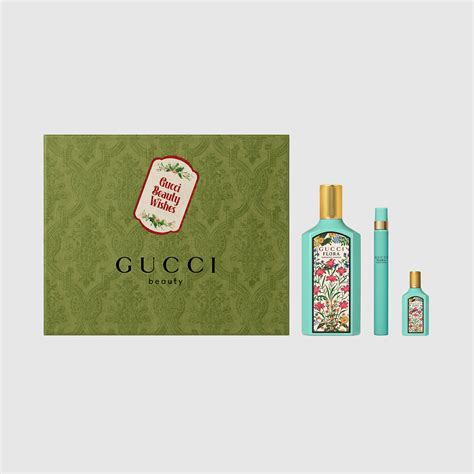 Gucci Flora Gorgeous Jasmine gift set.